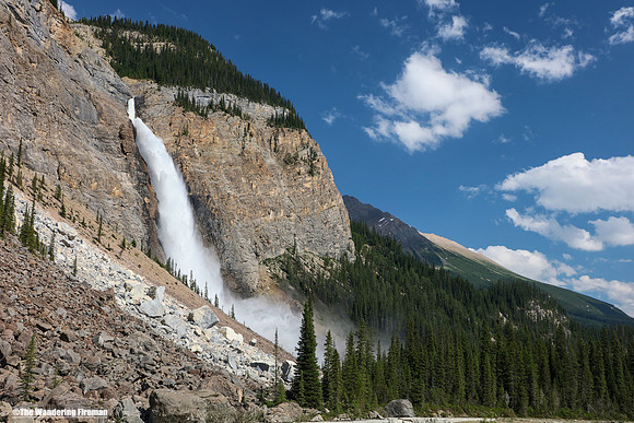 Takakkaw Falls in Yoho National Park British Columbia Canada