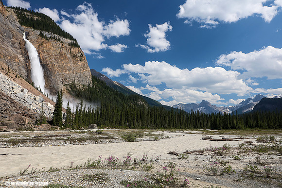 Takakkaw Falls in Yoho National Park British Columbia Canada
