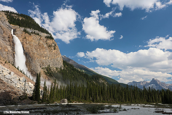 Takakkaw Falls in Yoho National Park British Columbia Canada
