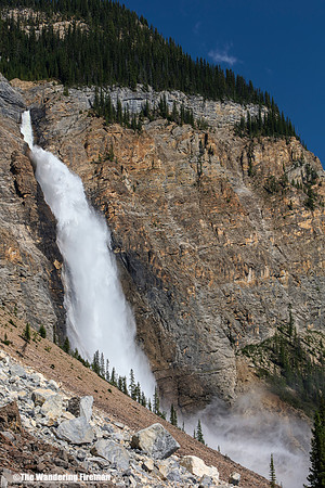 Takakkaw Falls in Yoho National Park British Columbia Canada