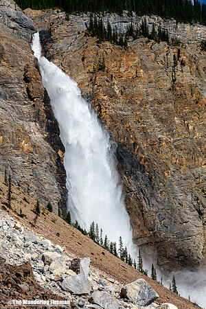 Takakkaw Falls in Yoho National Park British Columbia Canada