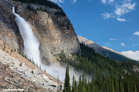 Takakkaw Falls in Yoho National Park British Columbia Canada
