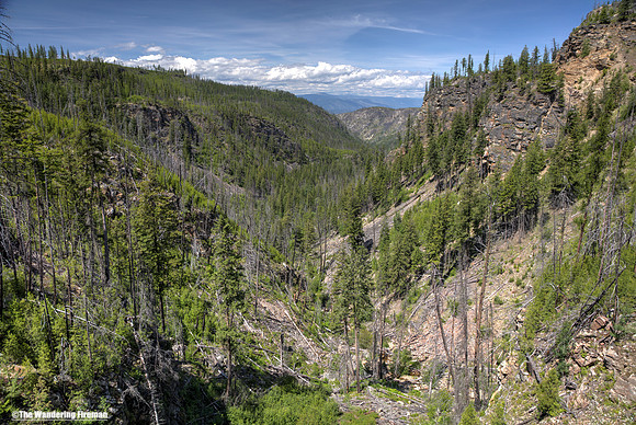 Myra Canyon near Kelowna British Columbia