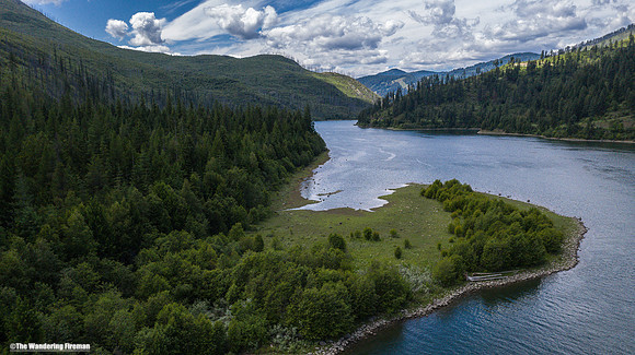 The Pend d'Oreille River in British Columbia Canada
