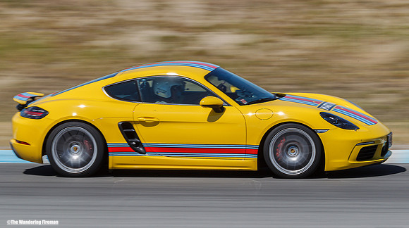 Area 27 race track yellow vehicle in British Columbia