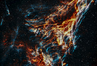 A section of the West Veil Nebula