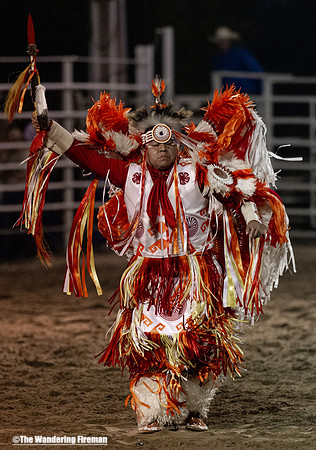 Leon Iowa rodeo Native American war dance performance