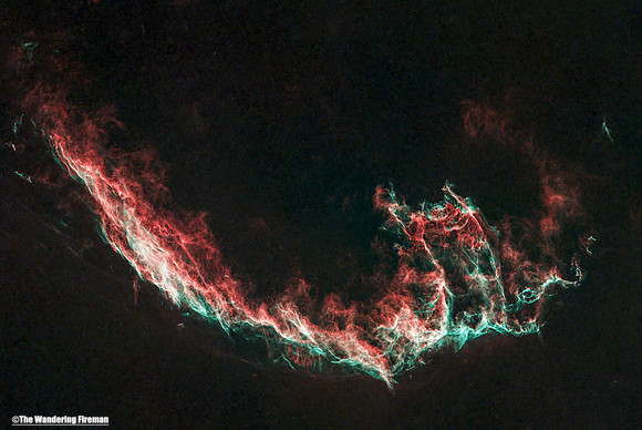 The East Veil Nebula without stars