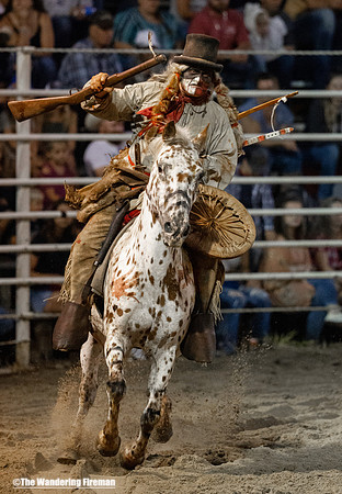 Leon Iowa rodeo Native American war dance performance