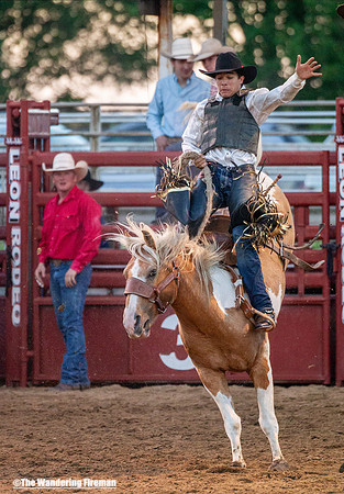 Leon Iowa rodeo rough stock bare back riding event