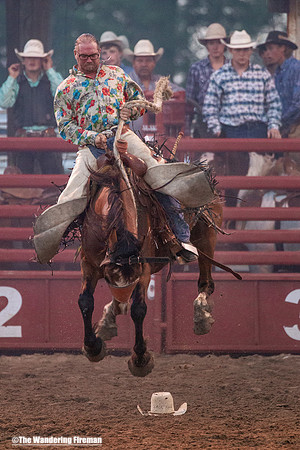 Saddle Bronc Riding at the Leon Iowa Rodeo