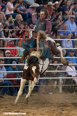 Saddle Bronc Riding at the Leon Iowa Rodeo
