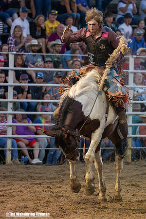 Saddle Bronc Riding at the Leon Iowa Rodeo