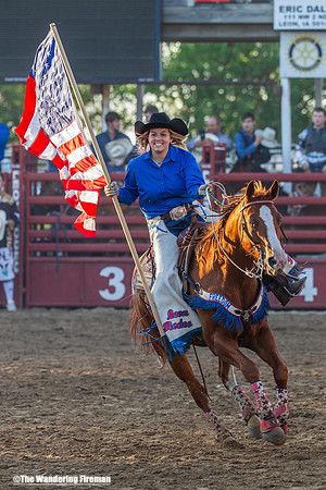 Leon Iowa rodeo on the July 4th weekend
