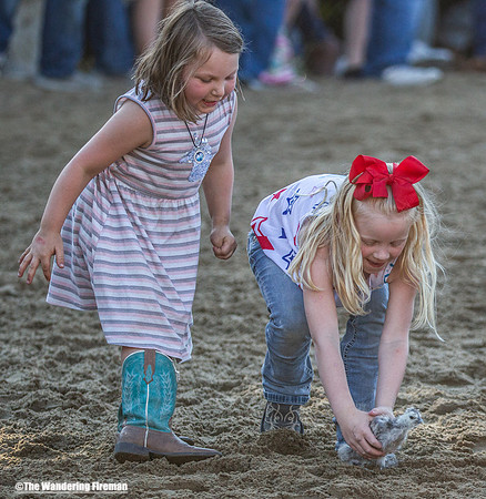 Leon Iowa rodeo critter scramble