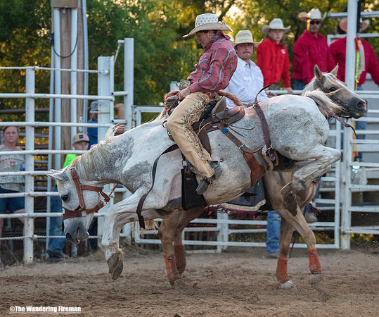 Saddle Bronc Riding at the Leon Iowa Rodeo
