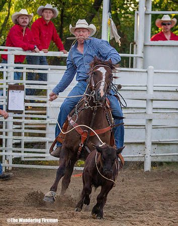 Saddle Bronc Riding at the Leon Iowa Rodeo