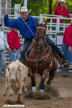 Saddle Bronc Riding at the Leon Iowa Rodeo