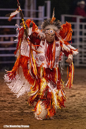 Leon Iowa rodeo Native American war dance performance
