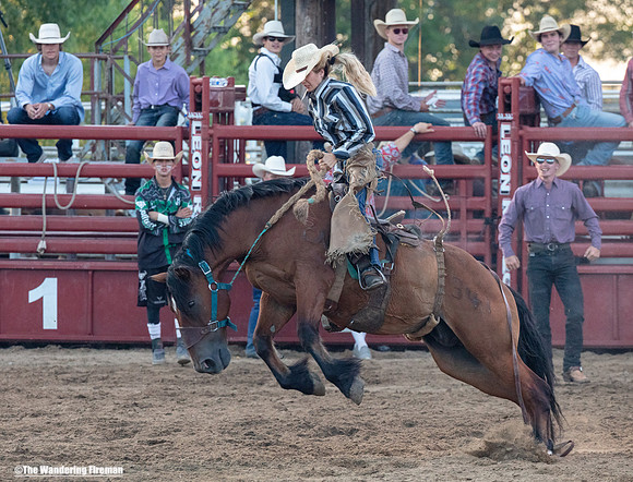 Saddle Bronc Riding at the Leon Iowa Rodeo