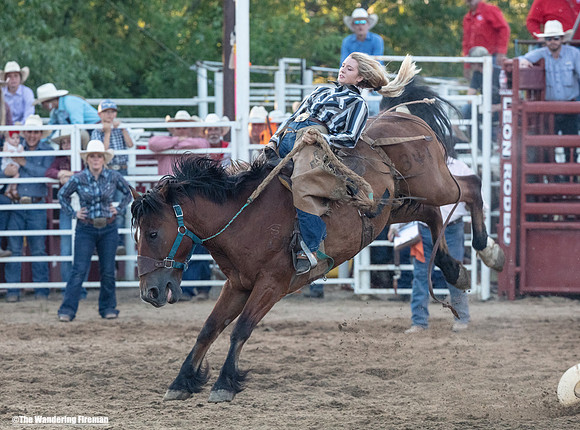 Saddle Bronc Riding at the Leon Iowa Rodeo