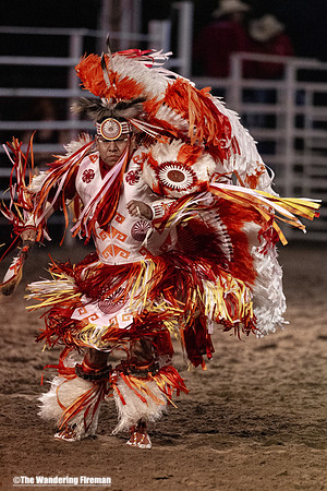 Leon Iowa rodeo Native American war dance performance
