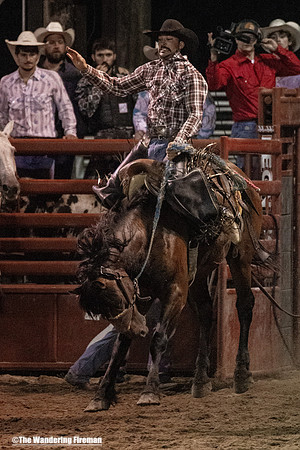 Saddle Bronc Riding at the Leon Iowa Rodeo